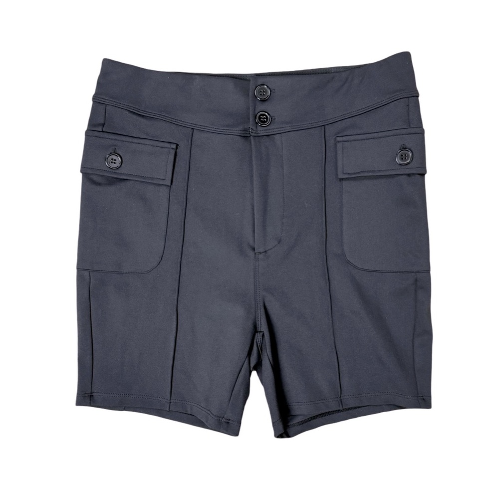 Halara Black Cargo Stretch Shorts 4.5” inseam Bike Shorts Athleisure Workout NWT